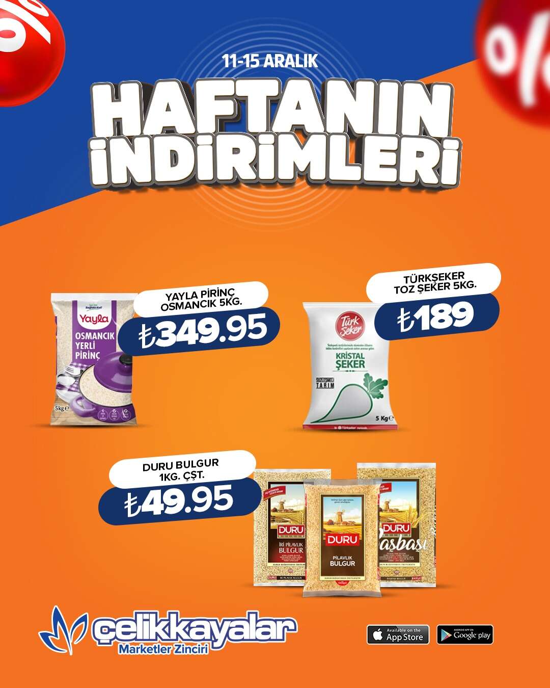 Konya’nın zincir marketi toz şekerin fiyatını dibe çekti 20